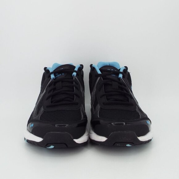 Ryka Dash 3 Black and Blue Comfort Walking Shoes Size 7W Wide Width NEW - Picture 6 of 13